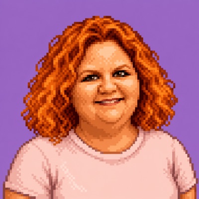 Alexandra Gulamova — pixel-art portrait